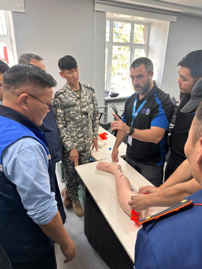 James from EMS Global Training Ambulance Doctors in Mongolia
